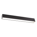 MAXLIGHT C0190 - Plafón LED LINEAR LED/18W/230V 57 cm negro