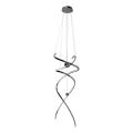 MAXLIGHT P0500D - Lámpara de araña LED regulable RITZ LED/100W/230V diá. 60 cm CRI 90 negro