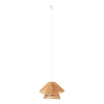 MAXLIGHT P0578 - Lámpara colgante AMALFI 1xE27/15W/230V diá. 45 cm beige