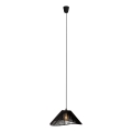 MAXLIGHT P0579 - Lámpara colgante AMALFI 1xE27/15W/230V diá. 45 cm negro