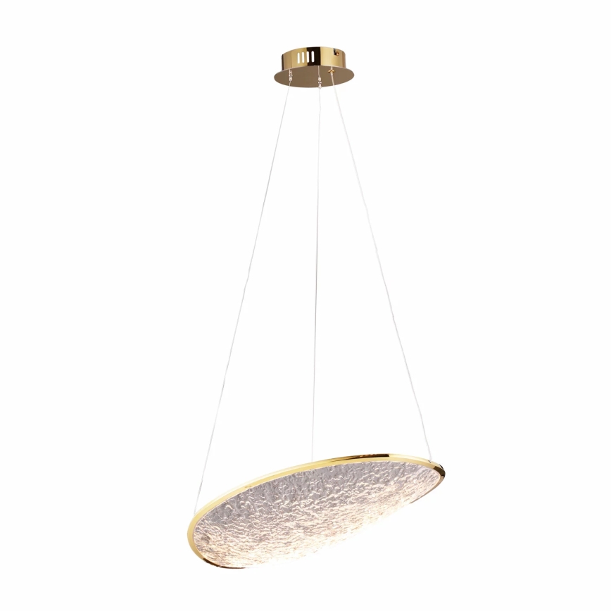 MAXLIGHT P0637D - Lámpara colgante con cable EMPIRE LED/17W/230V dorada