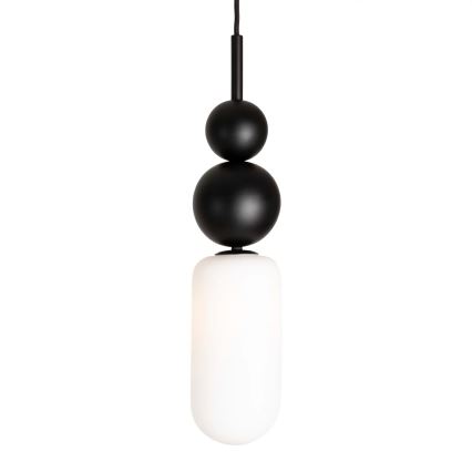 MAXLIGHT P0641 - Lámpara colgante con cable NOVA 1xG9/12W/230V Ø 12 cm negra