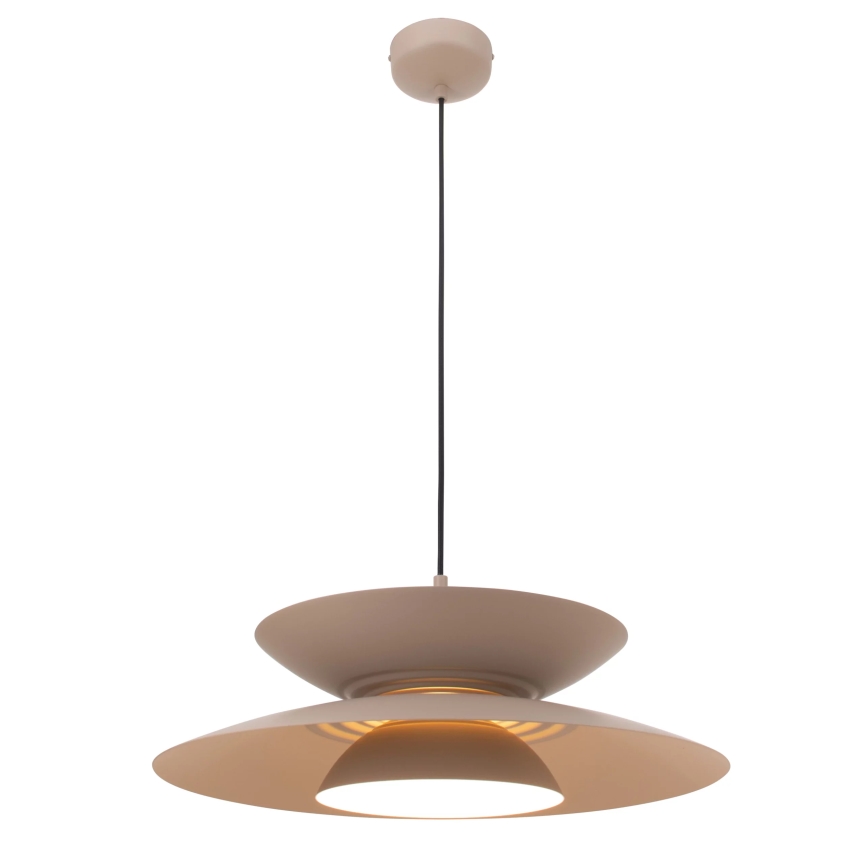 MAXLIGHT P0698 - Lámpara colgante LED con cable MAYUMI LED/12W/230V Ø 50 cm CRI 96 beige