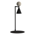 MAXLIGHT T0070 - Lámpara de mesa LED BINGO LED/12W/230V IRC 92 negro/beige