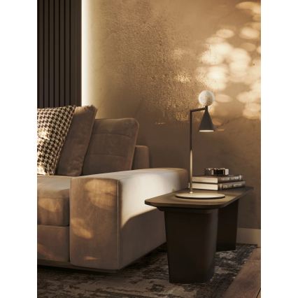 MAXLIGHT T0070 - Lámpara de mesa LED BINGO LED/12W/230V IRC 92 negro/beige
