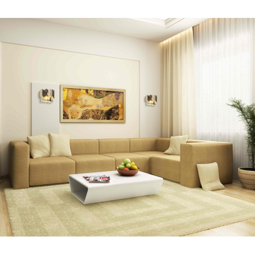 MAXLIGHT W0251 - Aplique TREND 3xG9/40W/230V dorado