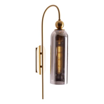 MAXLIGHT W0333 - Aplique CAMPANILA 1xE27/40W/230V latón/gris