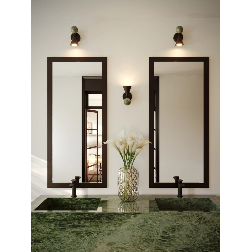 MAXLIGHT W0444 - Aplique de pared LED BINGO LED/8W/230V CRI 92 negro/verde