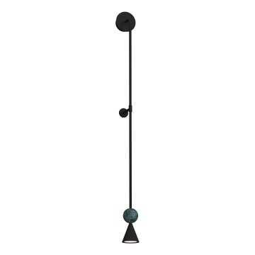 MAXLIGHT W0446 - Lámpara de pared LED BINGO LED/8W/230V CRI 92 negra/verde