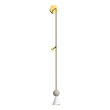 MAXLIGHT W0449 - Lámpara de pared LED BINGO LED/8W/230V CRI 92 dorada/beige