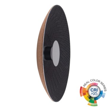 MAXLIGHT W0456 - Aplique de pared MISAKI LED/6W/230V CRI 95 negro