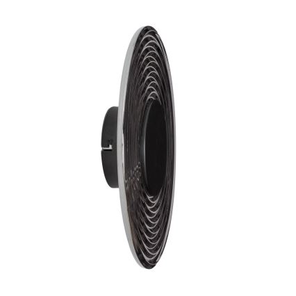 MAXLIGHT W0474 - Aplique LED de pared LEONARDO LED/8W/230V negro/negro ahumado