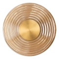 MAXLIGHT W0475 - Aplique de pared LED LEONARDO LED/8W/230V dorado/beige ahumado