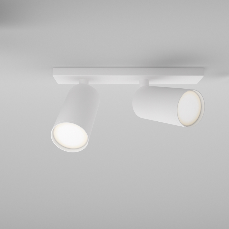 Maytoni C051CL-U-2W - Foco direccional FOCUS 2xGU10/10W/230V blanco
