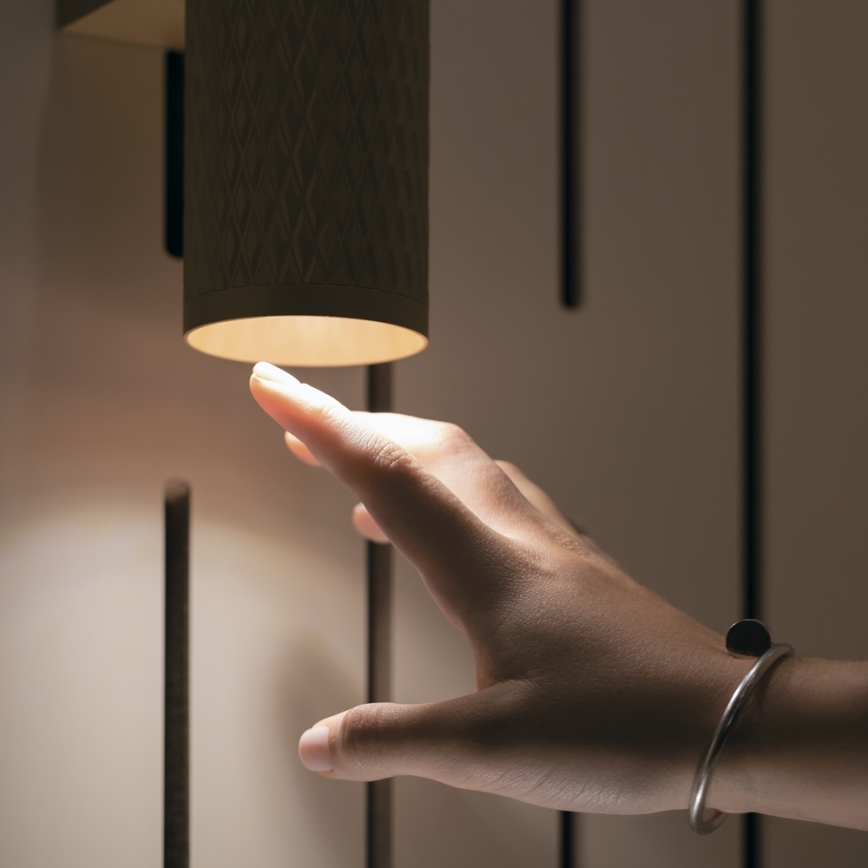 Maytoni C069WL-02B - Foco de pared FOCUS 2xGU10/7W/230V negro