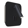 Maytoni C175-WL-01-6W-B - Foco LED de pared IOS LED/9W/230V negro