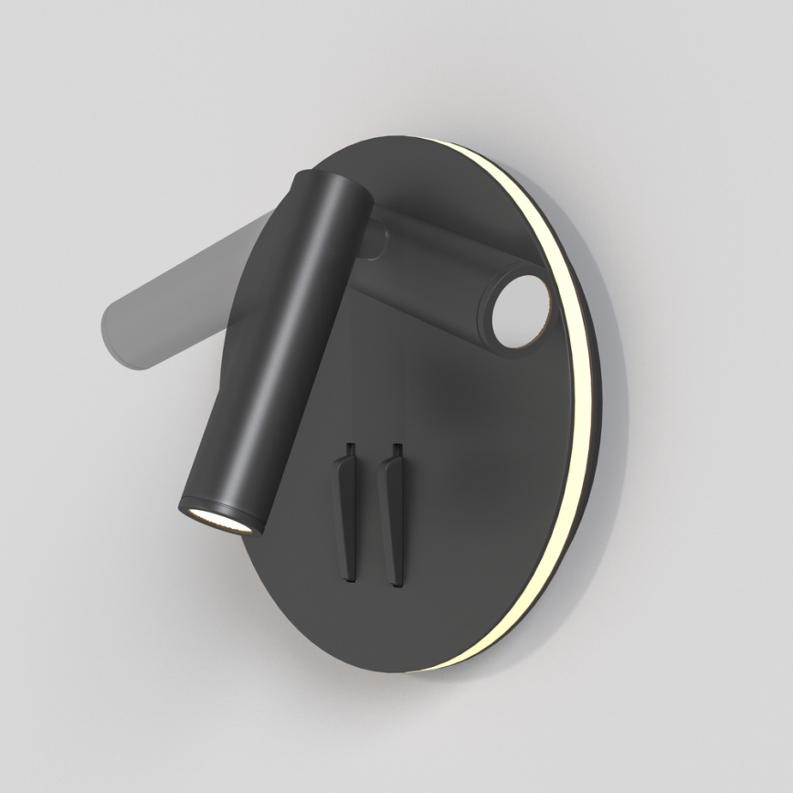 Maytoni C176-WL-01-6W-B - Foco LED de pared IOS LED/9W/230V negro