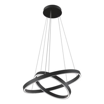 Maytoni MOD058PL-L55B3K - Lámpara LED colgante RIM LED/61W/230V 3000K diá. 60 cm negro