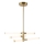 Maytoni MOD106PL-L28G3K - Lámpara colgante LED en varilla AXIS LED/28W/230V acabado dorado