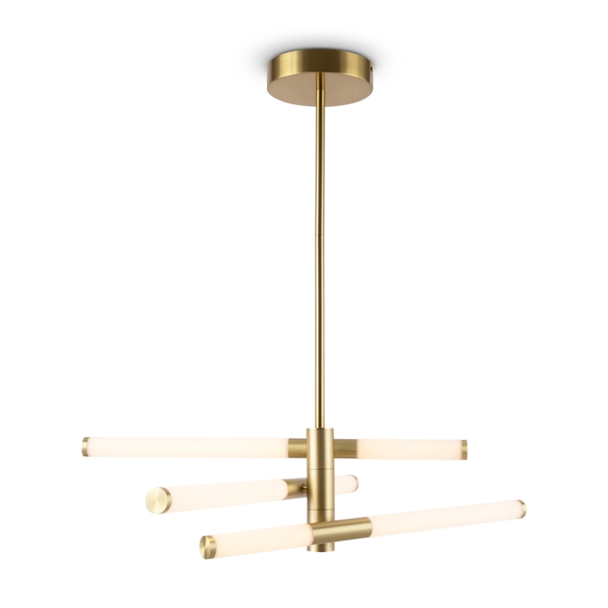 Maytoni MOD106PL-L28G3K - Lámpara colgante LED en varilla AXIS LED/28W/230V acabado dorado