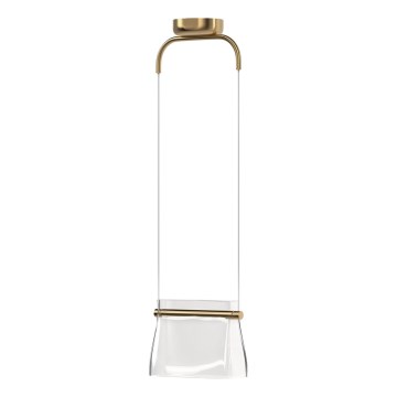Maytoni MOD170PL-L8BS3K - Lámpara LED colgante CABARET LED/8W/230V dorado