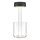 Maytoni MOD229TL-L3B3K1 - Lámpara de mesa portátil recargable LED regulable LED/3W/5V 2200-4000K 2000 mAh negra/transparente