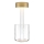 Maytoni MOD229TL-L3G3K1 - Lámpara de mesa portátil recargable LED regulable LED/3W/5V 2200-4000K 2000 mAh dorado/transparente