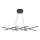 Maytoni MOD244PL-L50BK - Lámpara colgante con cable HALO LED/40W/230V negra