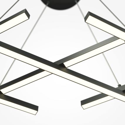Maytoni MOD244PL-L50BK - Lámpara colgante con cable HALO LED/40W/230V negra