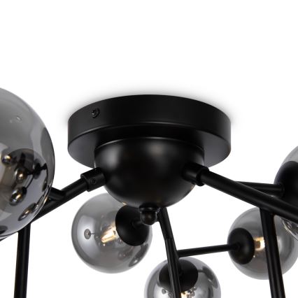 Maytoni MOD545CL-12B - Lámpara de techo DALLAS 12xG9/28W/230V negro/ahumado