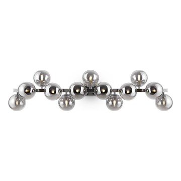 Maytoni MOD547WL-13CH - Aplique de pared DALLAS 13xG9/28W/230V color ahumado