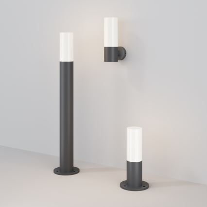 Maytoni O418WL-01GR - Aplique de exterior WILLIS 1xE27/60W/230V IP54 antracita