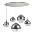 Maytoni P140-PL-170-5-N - Lámpara colgante FERMI 5xE27/60W/230V cromo brillante