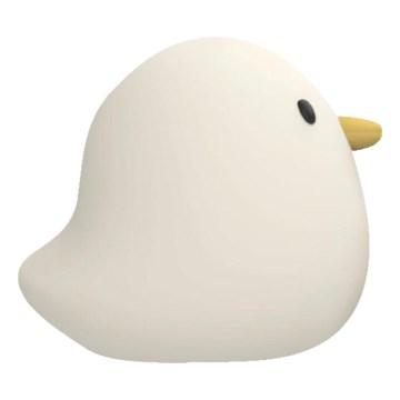 MegaLight - Lámpara de bañera táctil infantil LED RGB recargable SWIMMY DUCK LED/5V IP67