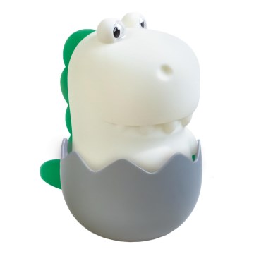 MegaLight - Lámpara infantil táctil LED RGB regulable y recargable DIGGY DINO LED/5V