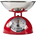 Melissa - Báscula de cocina retro con cuenco, roja