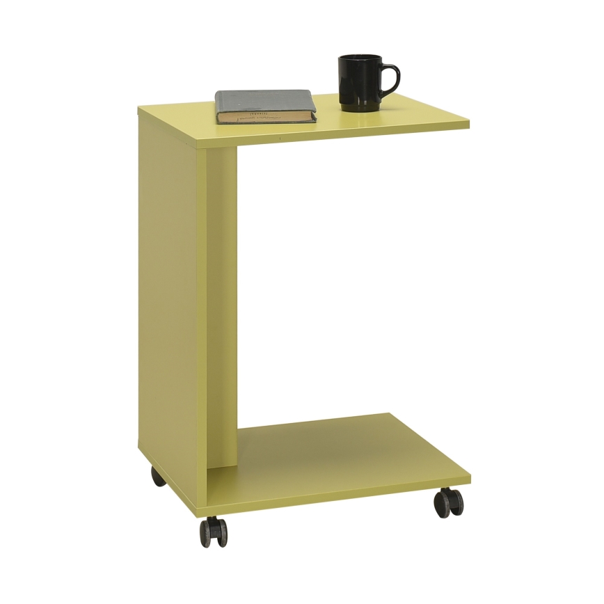Mesa auxiliar 65x35 cm verde