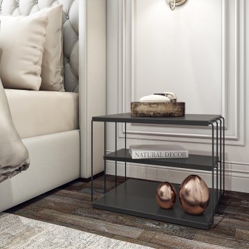 Mesa auxiliar LIFON 40x50 cm antracita