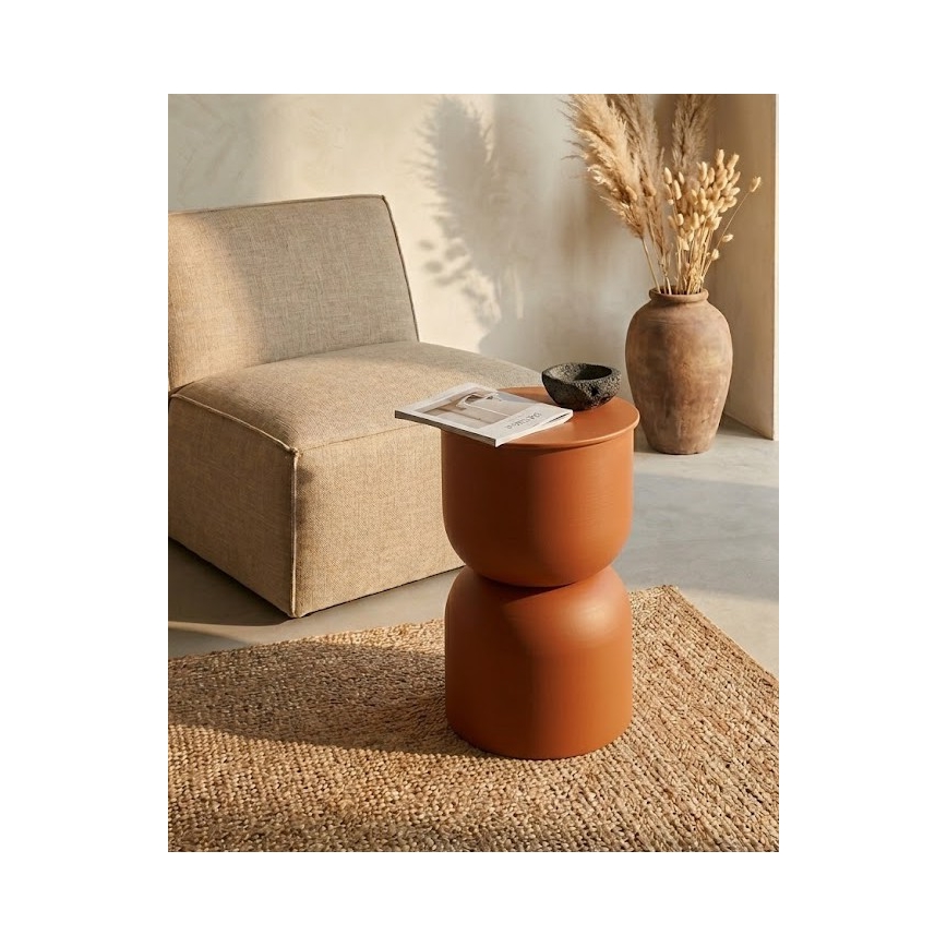 Mesa auxiliar PETIT Ø 31 cm naranja