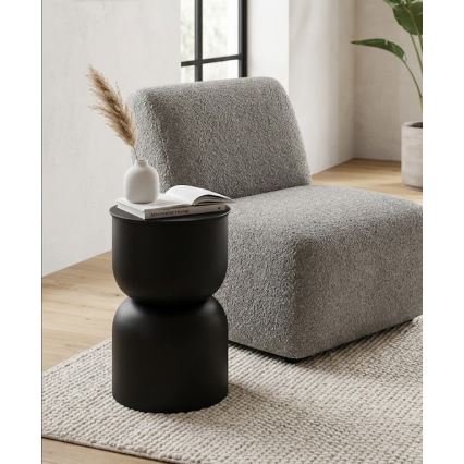 Mesa auxiliar PETIT Ø 31 cm, negra