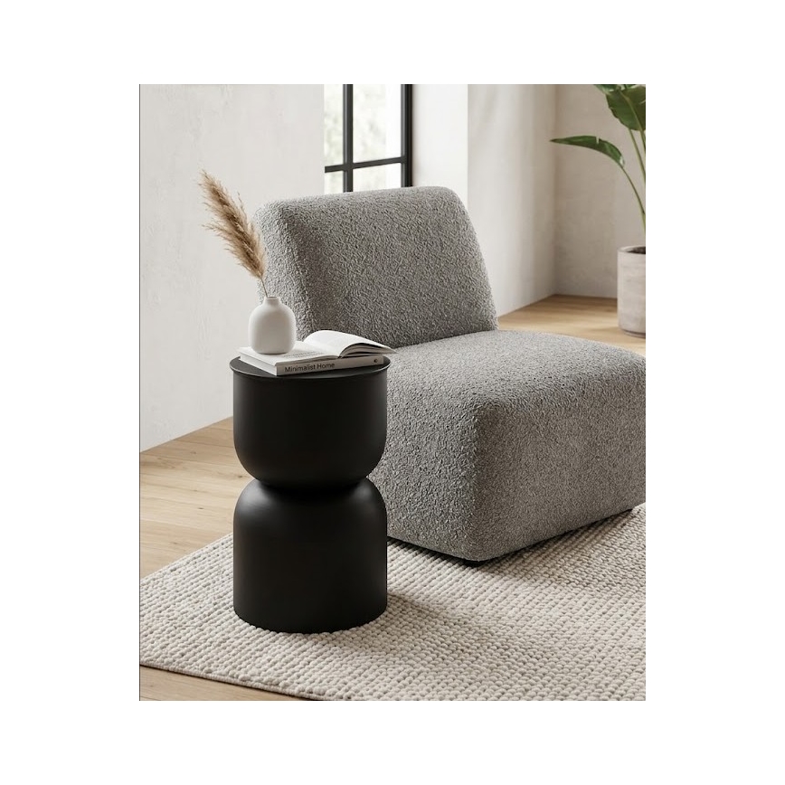 Mesa auxiliar PETIT Ø 31 cm, negra