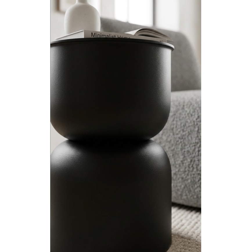 Mesa auxiliar PETIT Ø 31 cm, negra