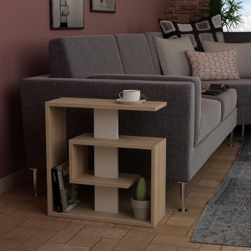 Mesa auxiliar SALY 57x55 cm beige