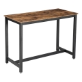 Mesa de bar BARTIS marrón/negro