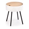 Mesa de centro AURA 45 x 38 cm blanca/negra/beige