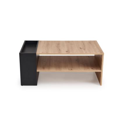Mesa de centro BELA 100x42 cm roble artisan/antracita