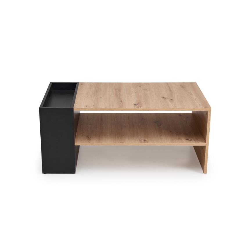 Mesa de centro BELA 100x42 cm roble artisan/antracita