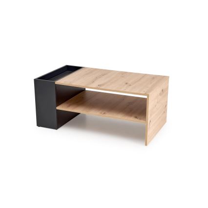 Mesa de centro BELA 100x42 cm roble artisan/antracita