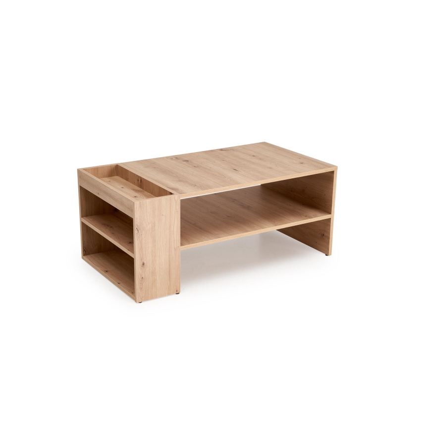 Mesa de centro BELA 100x42 cm, roble Artisan