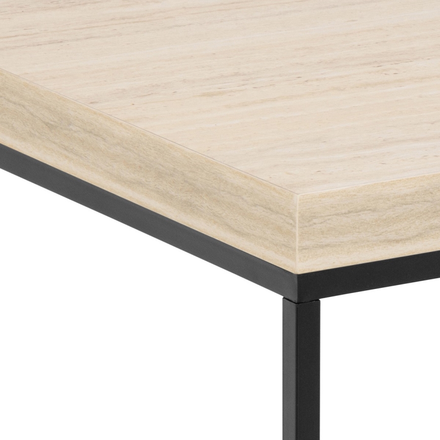 Mesa de centro CAMILO 40x40 cm de travertino